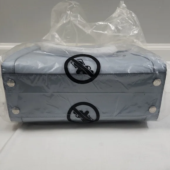 Michael Kors Dillon Satchel In Pale Blue - Picture 4 of 5